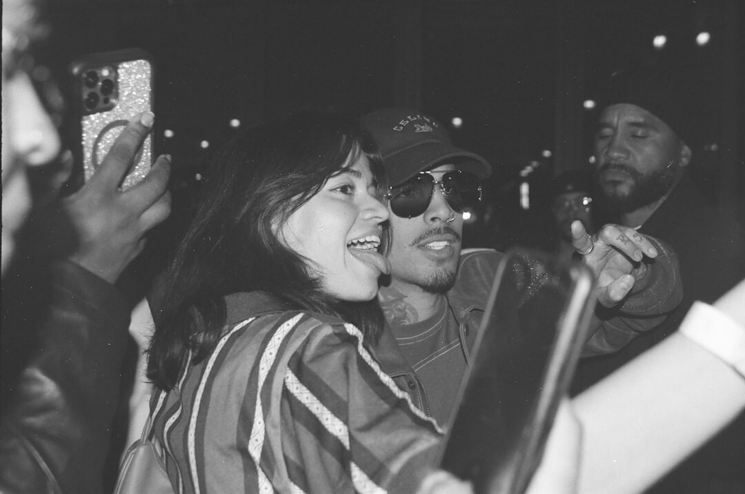 celebrity with fans